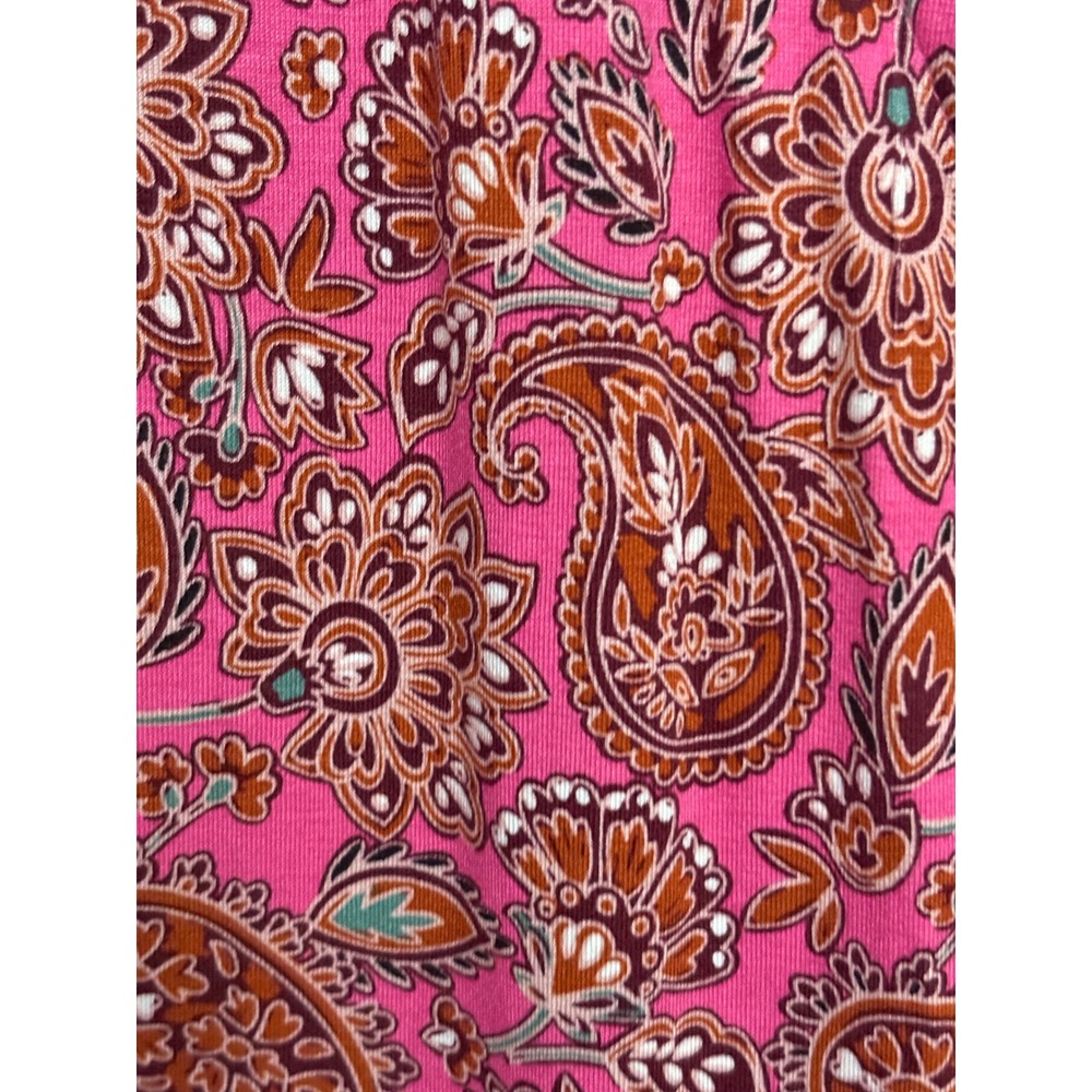 NWT Boden Pink Paisley Wrap Dress D0537 US 4R UK 8R Short Sleeve Mini - Picture 9 of 11